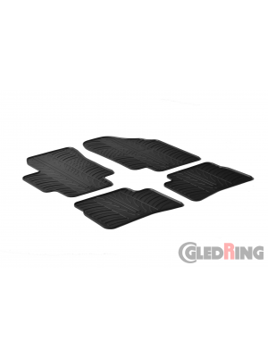 Original Gledring Passform Fußmatten Gummimatten 4 Tlg. - Hyundai Accent 2005->